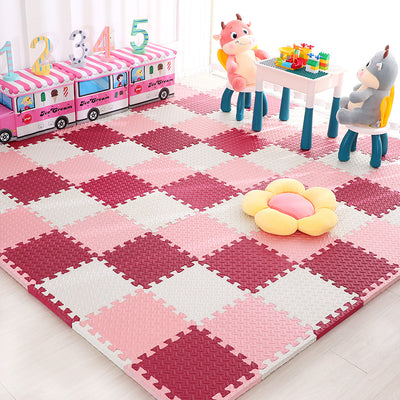 Children'S Stitching Foam Floor Mats Home Bedroom Thickened Floor Mats Puzzle Climbing Mats Living Room Anti-Fall Crawling Mats