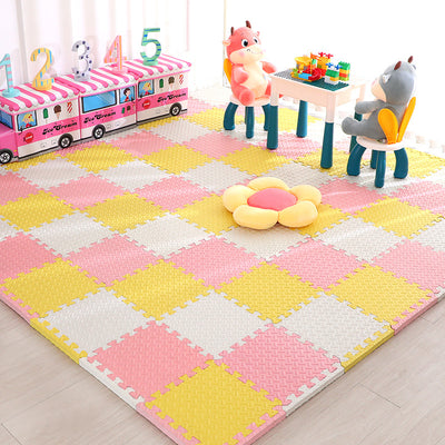 Children'S Stitching Foam Floor Mats Home Bedroom Thickened Floor Mats Puzzle Climbing Mats Living Room Anti-Fall Crawling Mats