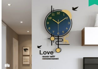 Clocks Wall Clocks Living Room Clocks Home Light Luxury Simple Modern Decoration Net Red Fashion Wall Quartz Watches Wall Watches